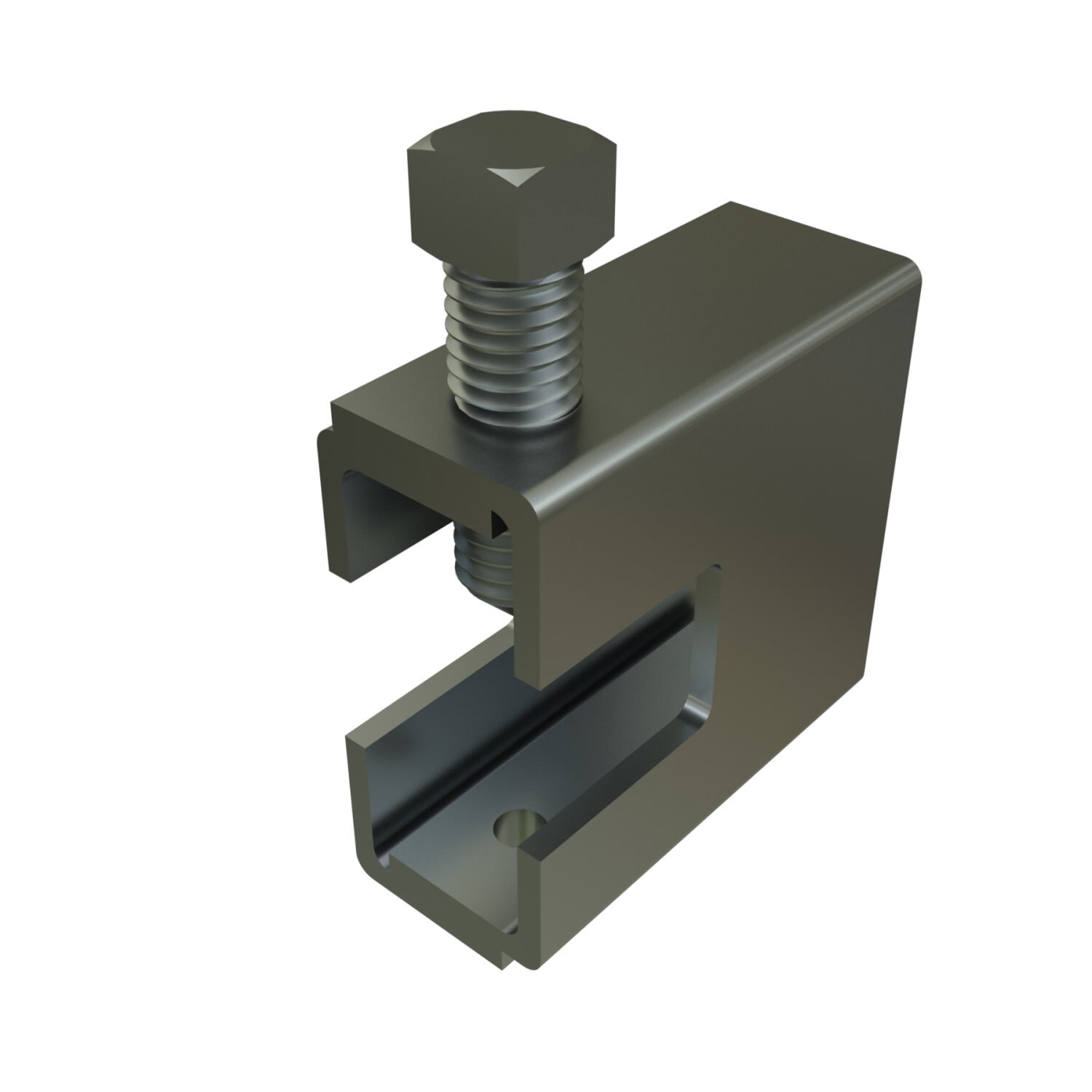 POWER-STRUT BEAM CLAMP, 5/8"-11, 1-27/32"x 2-1/2"x 2-1/2", EG
