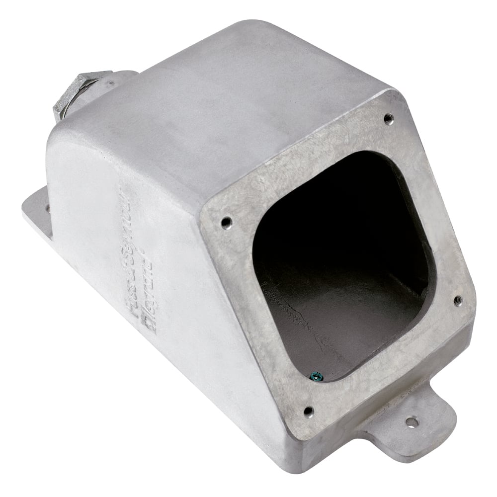 Metallic Back Box with 1 1/2 Hub Cast for New Style, 100 amp.