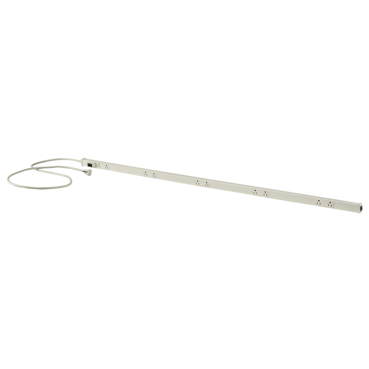 Non-Metallic Raceway Portable-PLUGTRAK 15A 5'L, 5-Duplex, 6' Cord