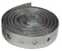 PT22 Plumbers Tape, 10 ft L x 3/4 in W x 22 ga THK, Galvanized