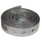 Plumbers Tape, 10 ft. length, 3/4 in. width, 28 GA thickness, Galvanized Steel material