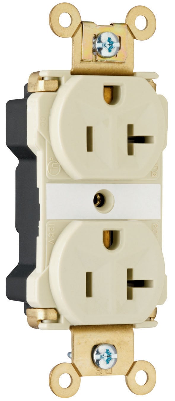 DUP RECEPT EHD 20A/125V GRY
