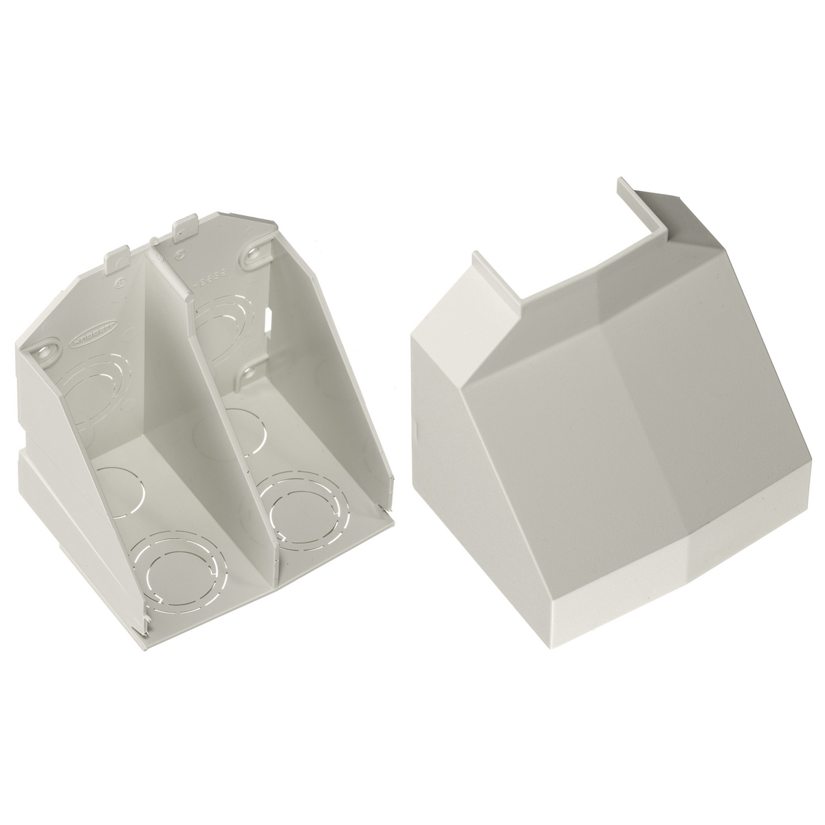 Non-Metallic Raceway, Latching WallTrak, WALLTRAK2,Ceiling/Conduit Adapter