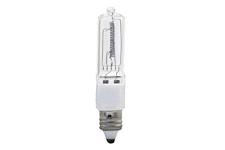 GE, 120 V, 2800 LM, 2950 KV, 3 IN, Miniature Candelabra Screw (E11) Base, 150 WTT, 2000 HR Average Life