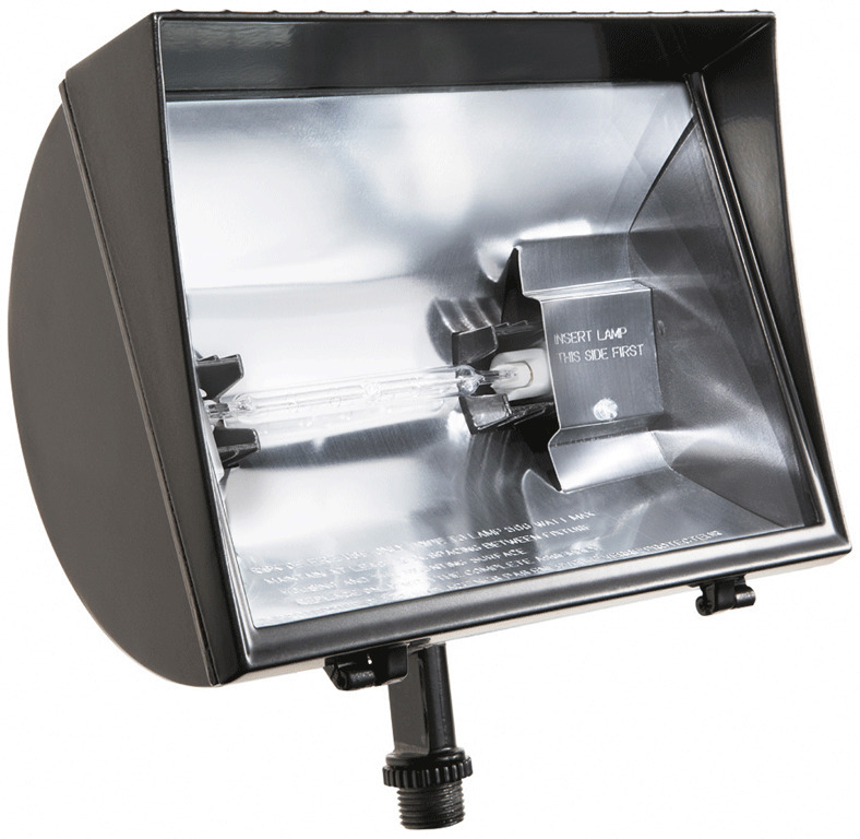 QUARTZ CURVE 300W 120V AND  LAMP BRONZE