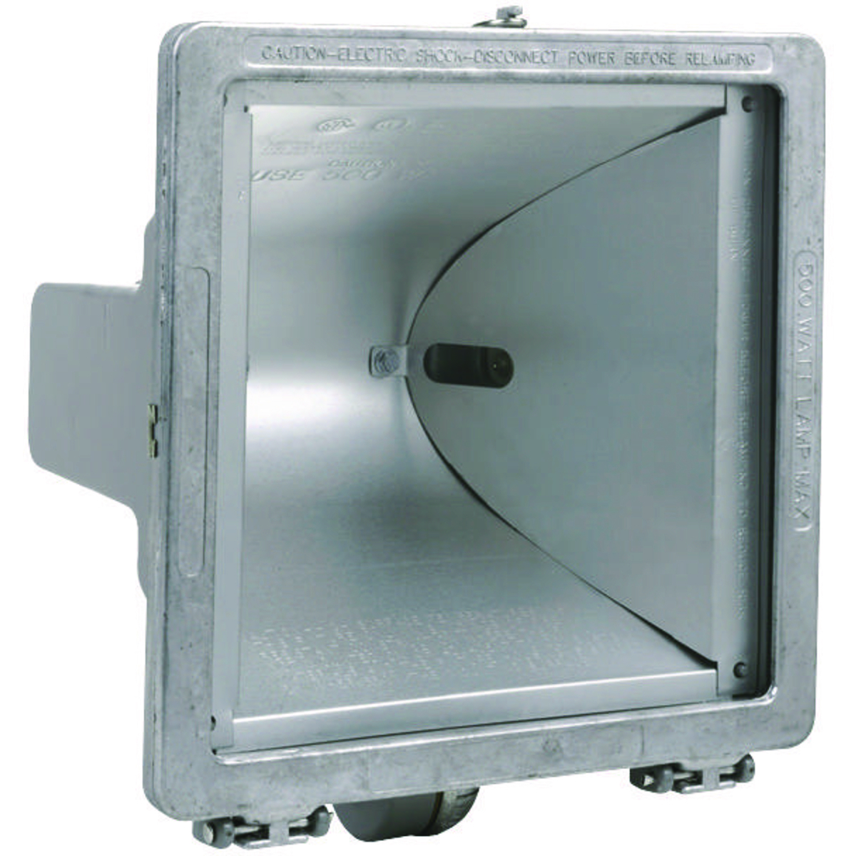 QL SERIES - ALUMINUM 500 WATT QUARTZ FLOODLIGHT (LAMP NOT INCLUDED) -1/2 INCH SWIVEL KNUCKLE