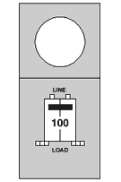 R100T 100 Amp, Surface, Metered, 9x30 Triple Tap