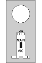 R200T 200 Amp, Surface, Metered, 14X38 Triple Tap
