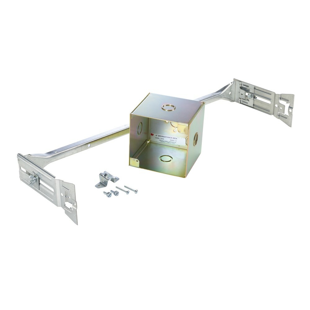 Speaker Back Box Kit 4 Inch - Accessory for model 50GCB, Reduces assembly time, Snaps on for fast installation, Fits most style tee-bars which permit mounting 4 inch