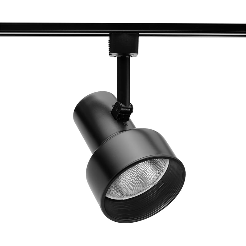 Trac-Lites Step Cylinder with Baffle BR30/PAR30/PAR30L, Black Baffle, Black