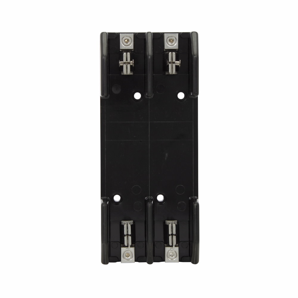 Eaton Bussmann series fuse block, 61-100A, 600 Vac, Class R, Thermoplastic material, Box lug connection, 200 kAIC interrupt rating, 8 to 1/0 AWG (copper/aluminum) wire size, Used with LPS-RK, FRS-R, DLS-R and KTS-R Fuse, 2P