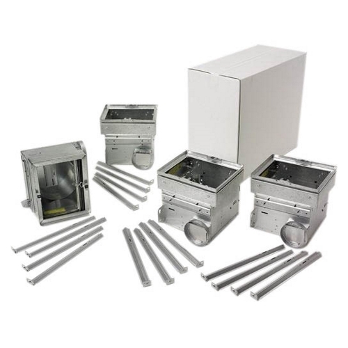 Broan J-Can Housing W/Radiation Damper, includes hanger bars. To be used with Models 110RDF, 80RDF and HD50RDF finish packs