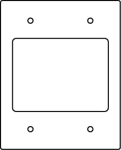 2Gang Activate Sect Device Plate