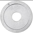Reducing Flat Washer, Steel material, Zinc Plated Finish, 4 in. outside diameter, 1 in. inside diameter