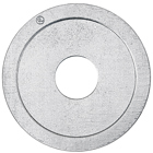 Reducing Flat Washer, Steel material, Zinc Plated Finish, 1 in. outside diameter, 1/2 in. inside diameter