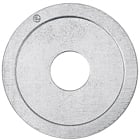 Reducing Flat Washer, Steel material, Zinc Plated Finish, 1-1/2 in. outside diameter, 3/4 in. inside diameter