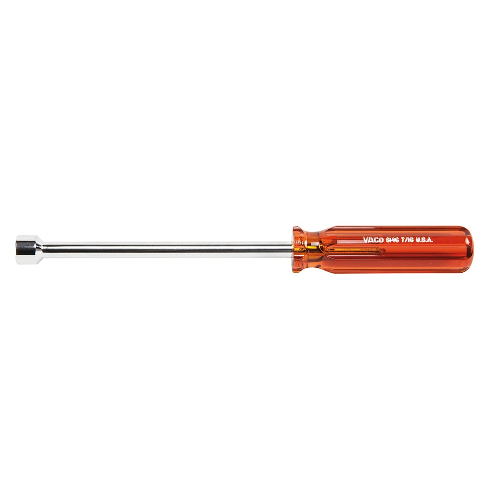 7/16-Inch Nut Driver, 6-Inch Hollow Shaft, Nut Driver reaches into deep recesses