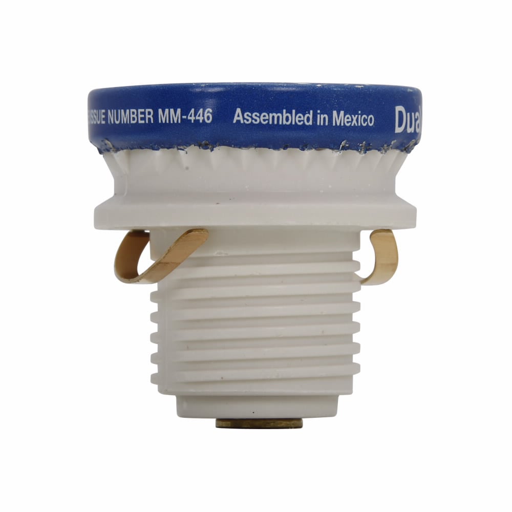 Eaton Bussmann series Type S plug fuse, plug fuse, time delay, heavy duty, packaging type blister pack, 15 A, 125 Vac, 10 kAIC (RMS Symmetrical) interrupt rating, 10 kA short circuit rating, threaded mount, plastic base, duel element