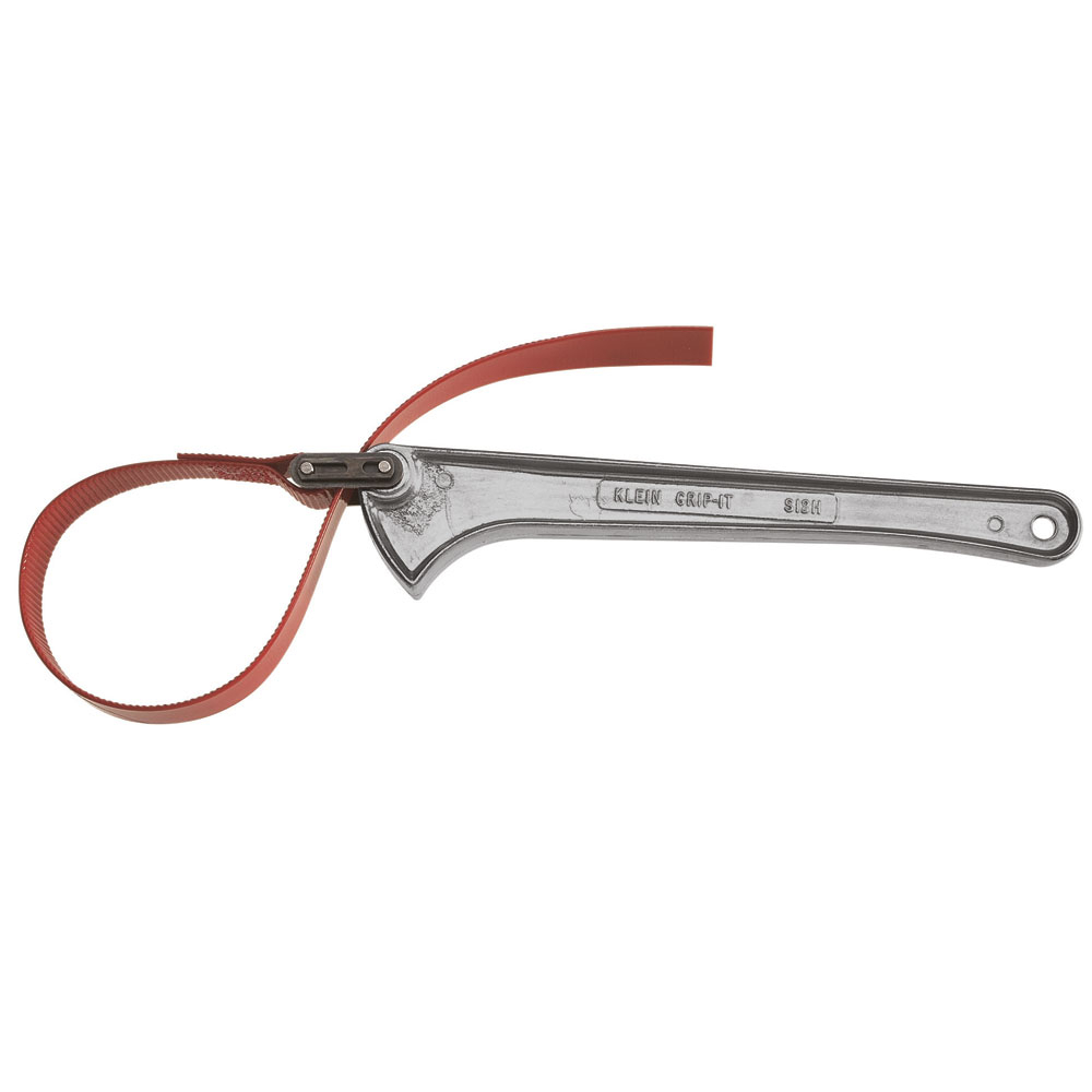 Grip-It Strap Wrenches, Silver/Red, 18-Inch