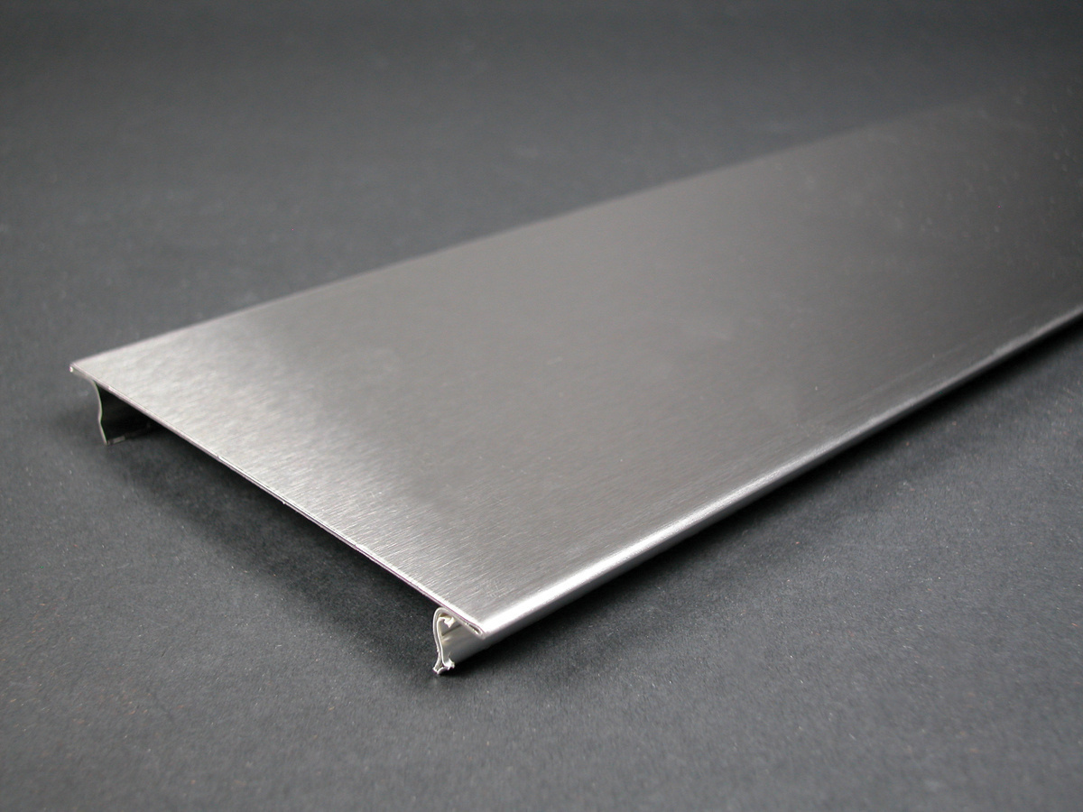 Raceway Cover; Stainless Steel, #4 Brushed