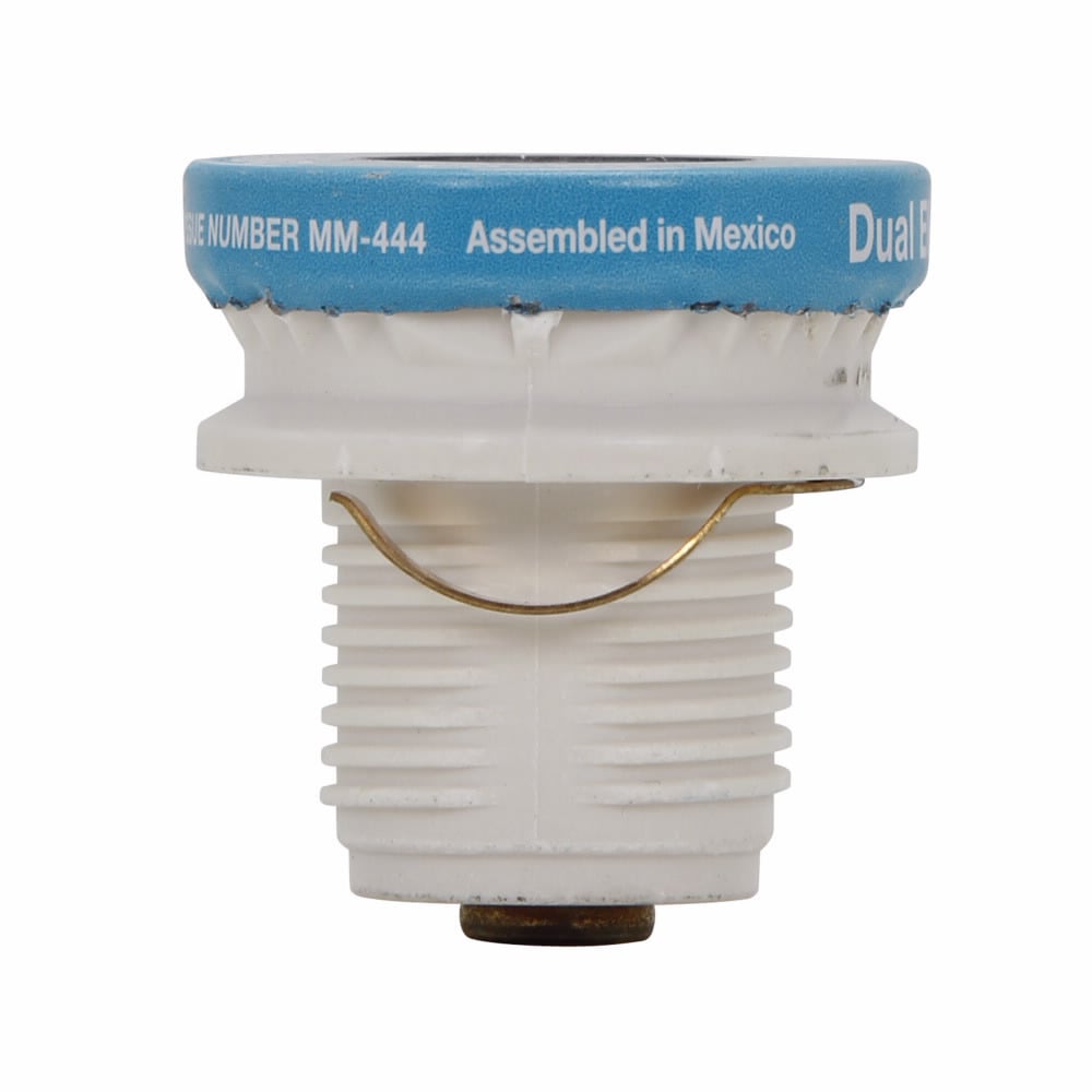 Eaton Bussmann series Type S plug fuse, plug fuse, time delay, heavy duty, packaging type blister pack, 5 A, 125 Vac, 10 kAIC (RMS Symmetrical) interrupt rating, 10 kA short circuit rating, threaded mount, duel element, plastic base