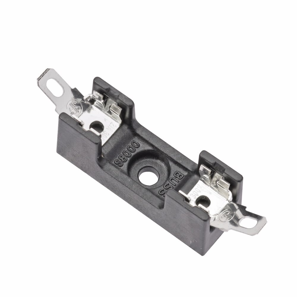 25A 300V 1/4" x 1-1/4"  1 Pole Fuseblock, Straight Solder Terminal