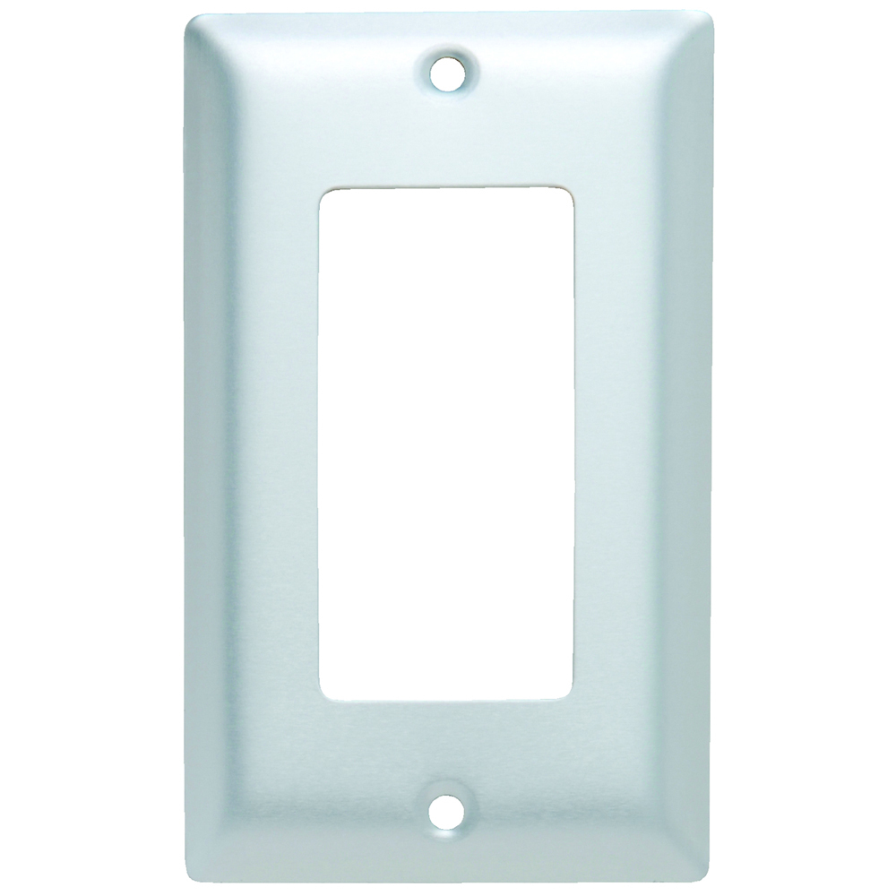 Smooth Metal Wall Plate 1gang Decorator Aluminum