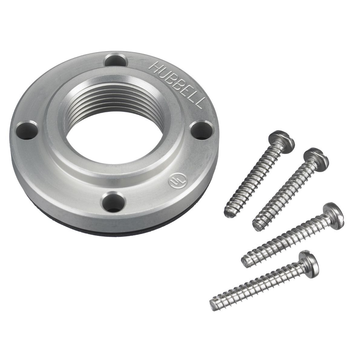 Heavy Duty Products, IEC Pin and Sleeve Devices, Industrial Grade, Accessories, Liquid Tight Adapter, 100 and 125A- All Wire, 1 1/2" NPT, Furnished with Hardware, Machined Aluminum