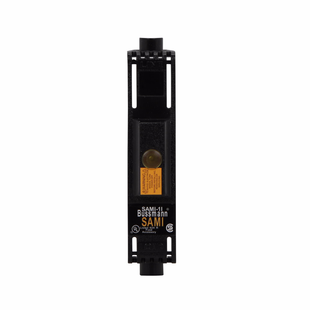 Eaton Bussmann series SAMI fuse block cover, 600 Vac, 600 Vdc, 0-30A, 35-60A, Non Indicating, Fuse Cover, Dead Front, Class H, J, K5, R