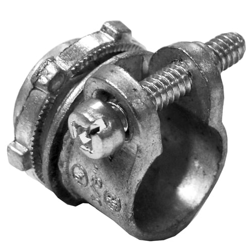 Features:1.97IN Dia X 1.75IN Length, 0.55 IN Thread Length, Flexible Metal Conduit, Application:Dry Location, Standard:UL 514B, CSA C22.2, NEMA FB-1, Size:1IN, Connection:Male NPS Thread, Material:Zinc Die Cast
