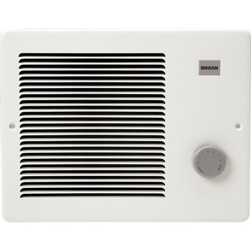 Wall Heater, White, 1000/2000W 240VAC, 750W/1500W 208 VAC.