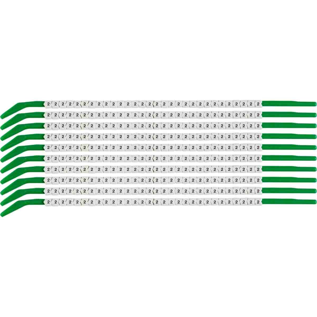 Wire Mkr,ClipSlv,2,SCN09,30/WD,10WD/PK