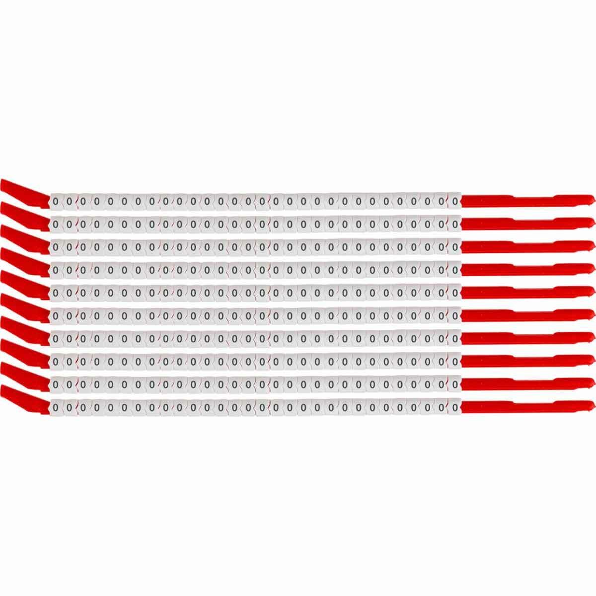 Wire Mkr,ClipSlv,0,SCN10,30/WD,10WD/PK