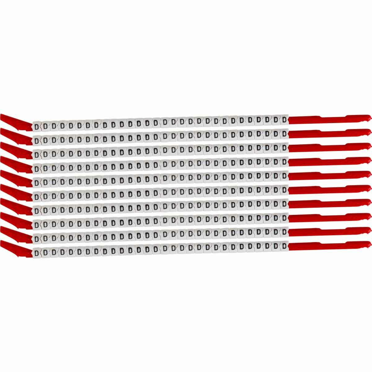 Wire Mkr,ClipSlv,D,SCN10,30/WD,10WD/PK