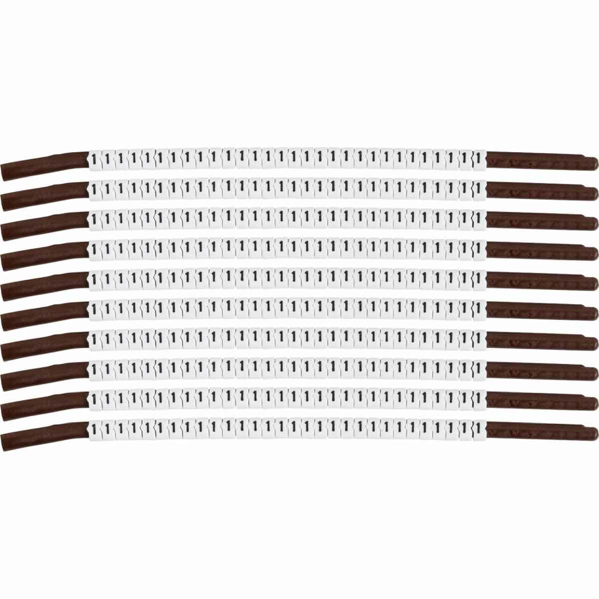 Wire Mkr,ClipSlv,1,SCN15,30/WD,10WD/PK