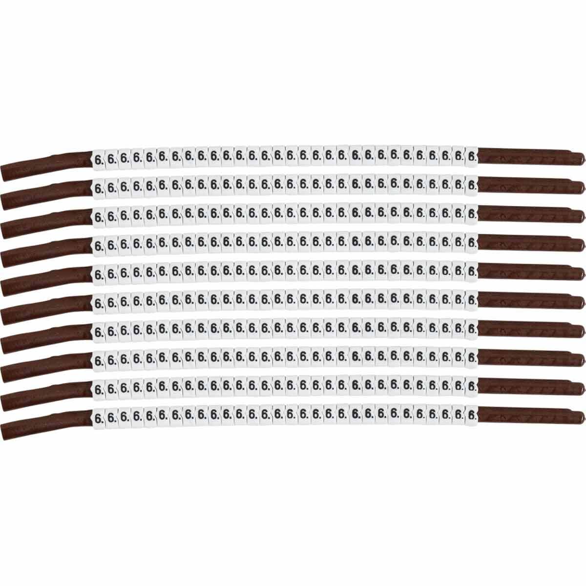 ClipSleeve Wire Marker Size 15 Legend 6