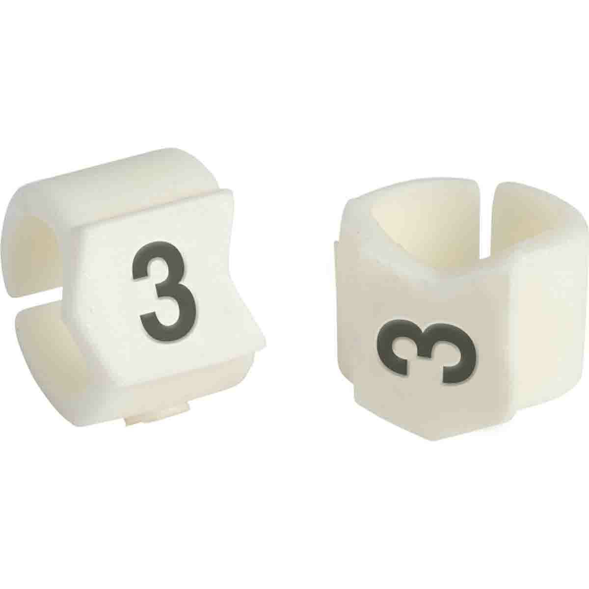 Wire Mkr,ClipSleeve,3,SCN23,50/PK