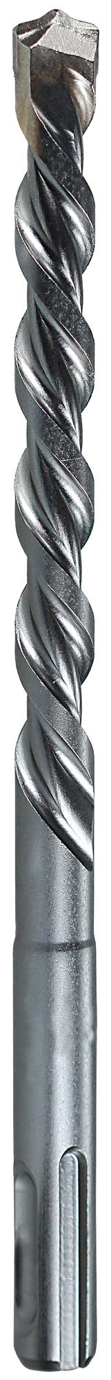 Rotary Hammer Drill Bit, 1/4 in. bit diameter, 8-1/4 in. overall length, Straight shank type, 3 flutes, Tip-Carbide material, 6 in. drilling depth
