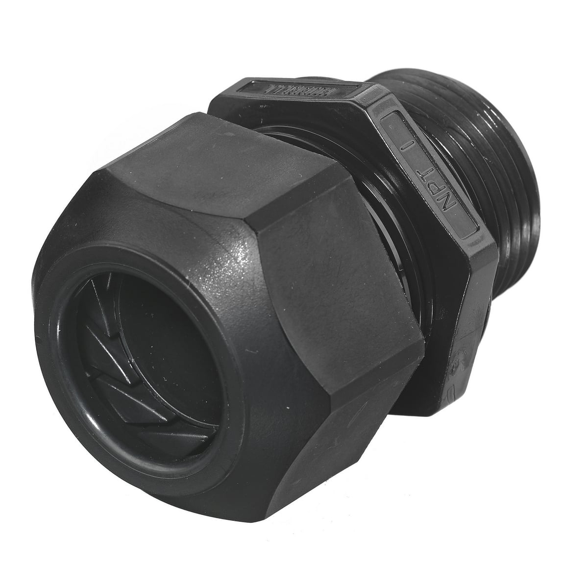Kellems Wire Management, Cord Connectors, European Style, .59-1.0", 1", Black