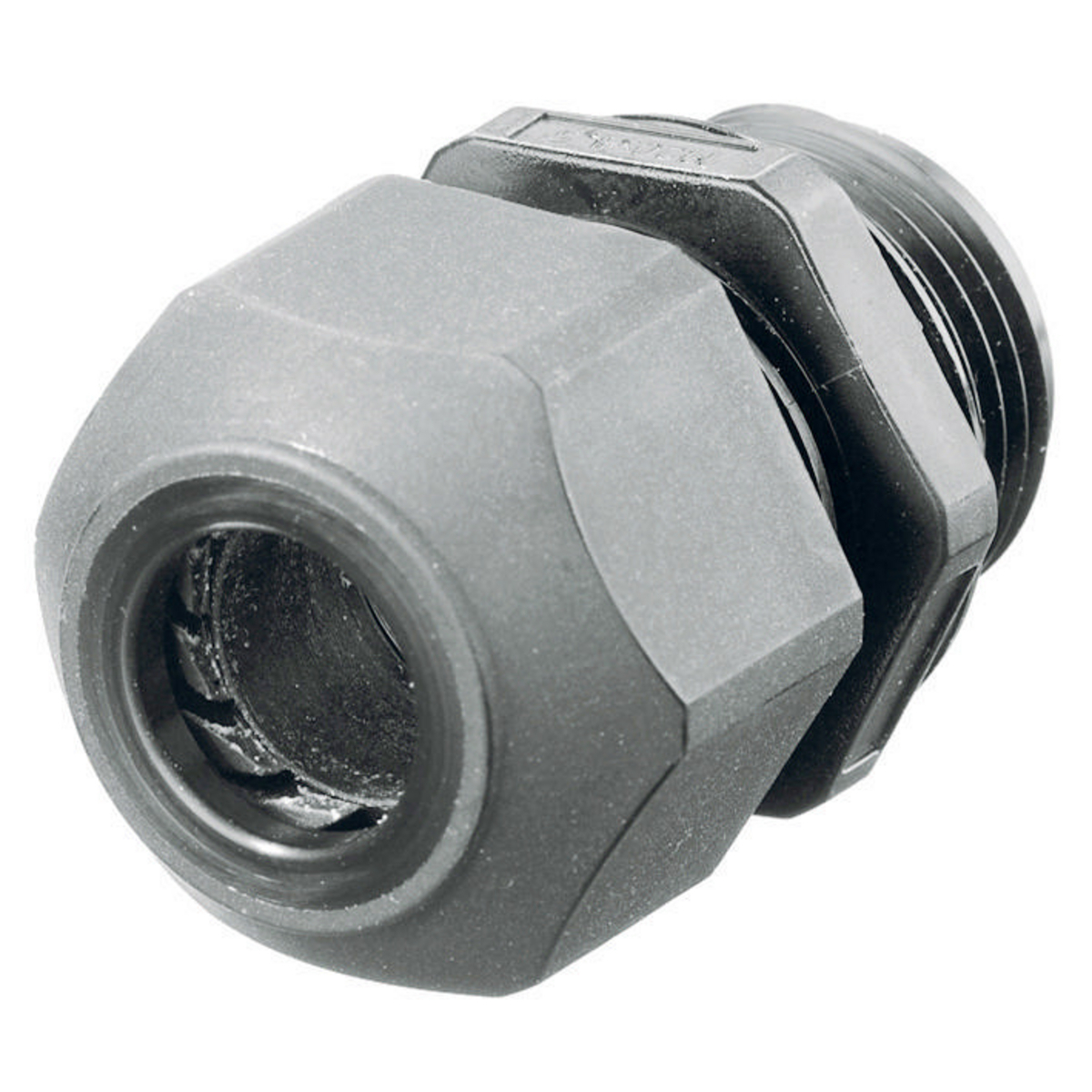 Kellems Wire Management, Cord Connectors, European Style, .18-.31", 3/8", Gray