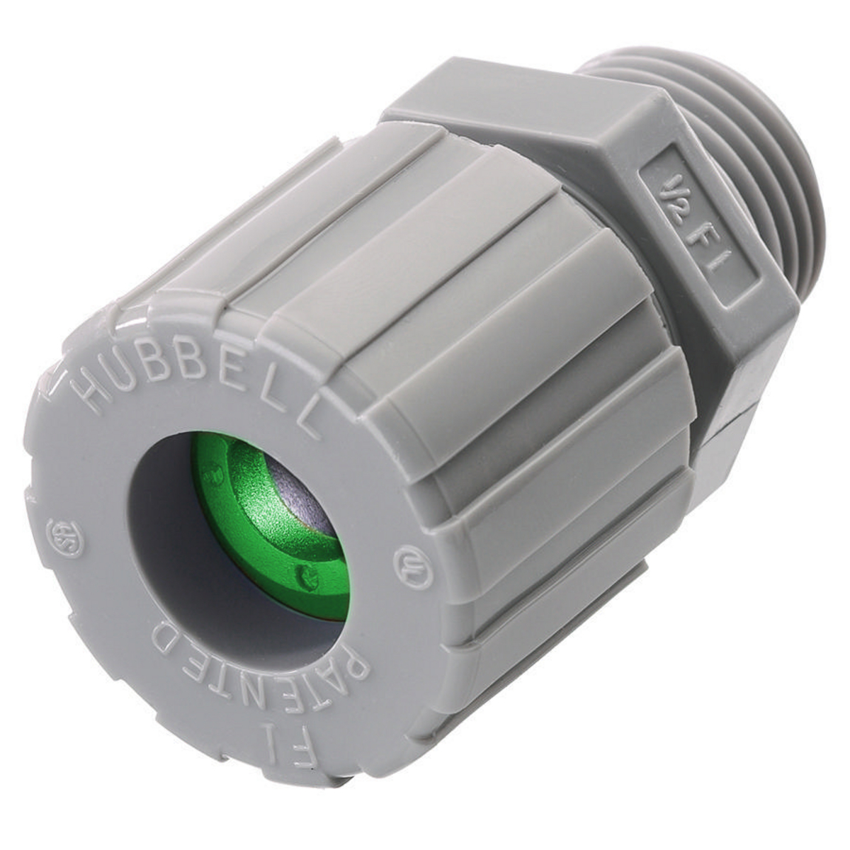 Kellems Wire Management, Cord Connectors, Straight Male, .06-.13", 1/4", Nylon
