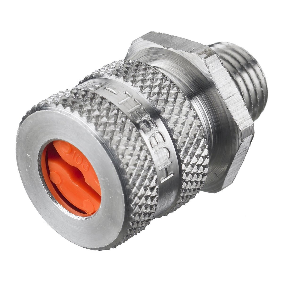 Kellems Wire Management, Cord Connectors, Straight Male, .13-.19", 1/4", Aluminum