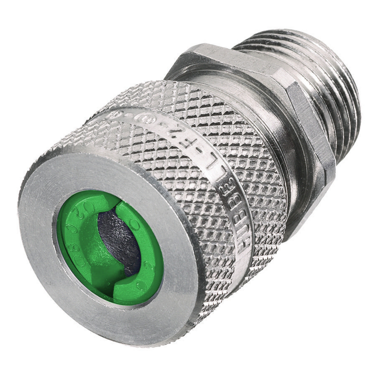 Kellems Wire Management, Cord Connectors, Straight Male, .06"-.13", 3/8", Aluminum