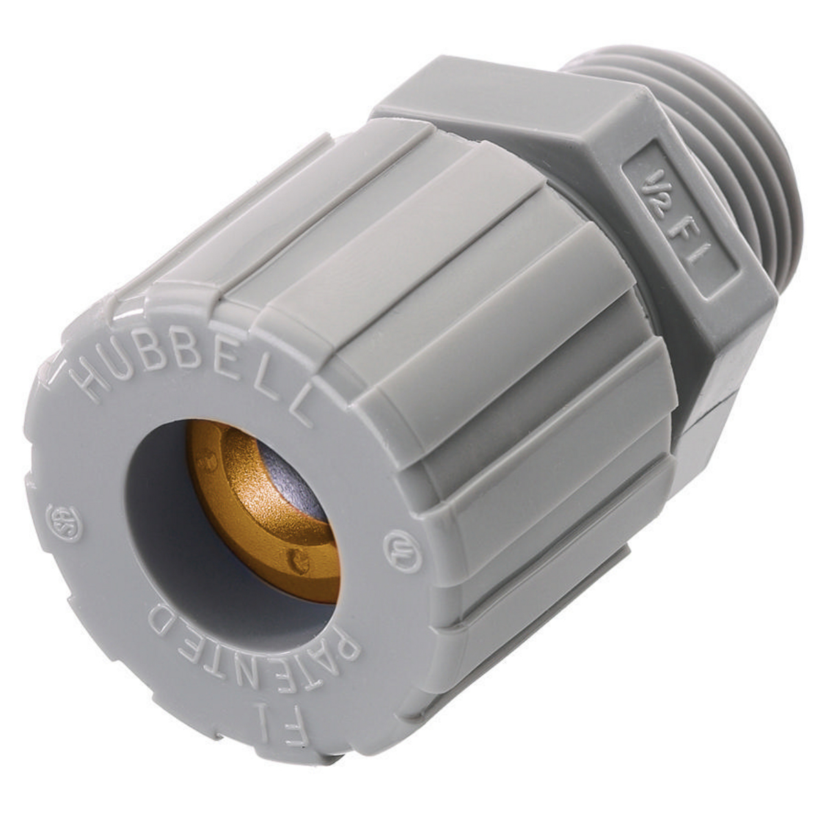 Kellems Wire Management, Cord Connectors, Straight Male, .13-.19", 3/8", Nylon
