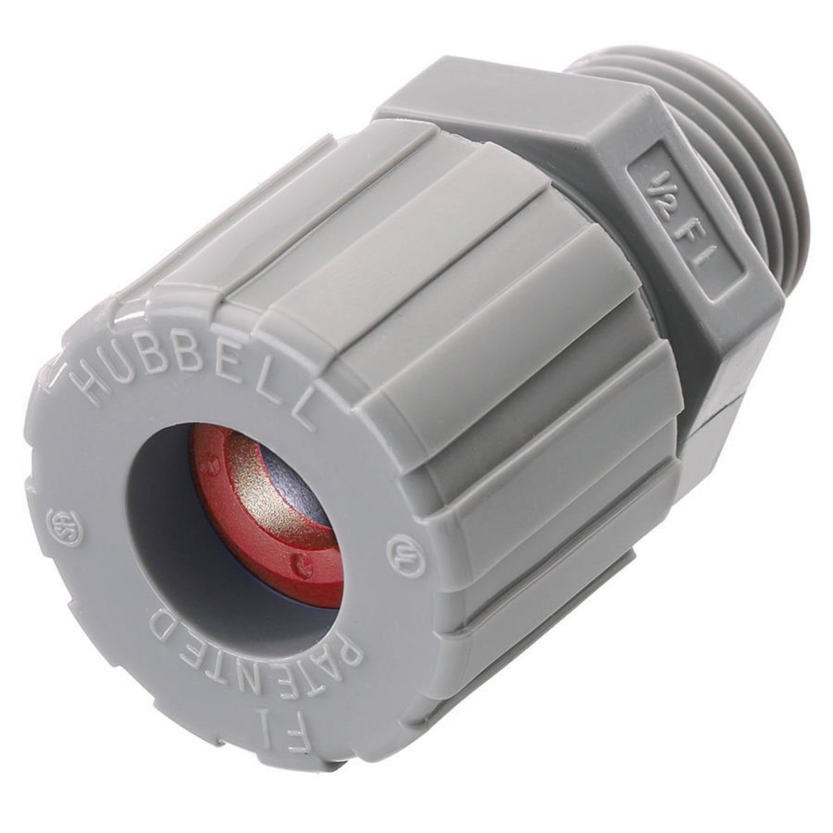 Kellems Wire Management, Cord Connectors, Straight Male, .19-.25", 3/8", Nylon