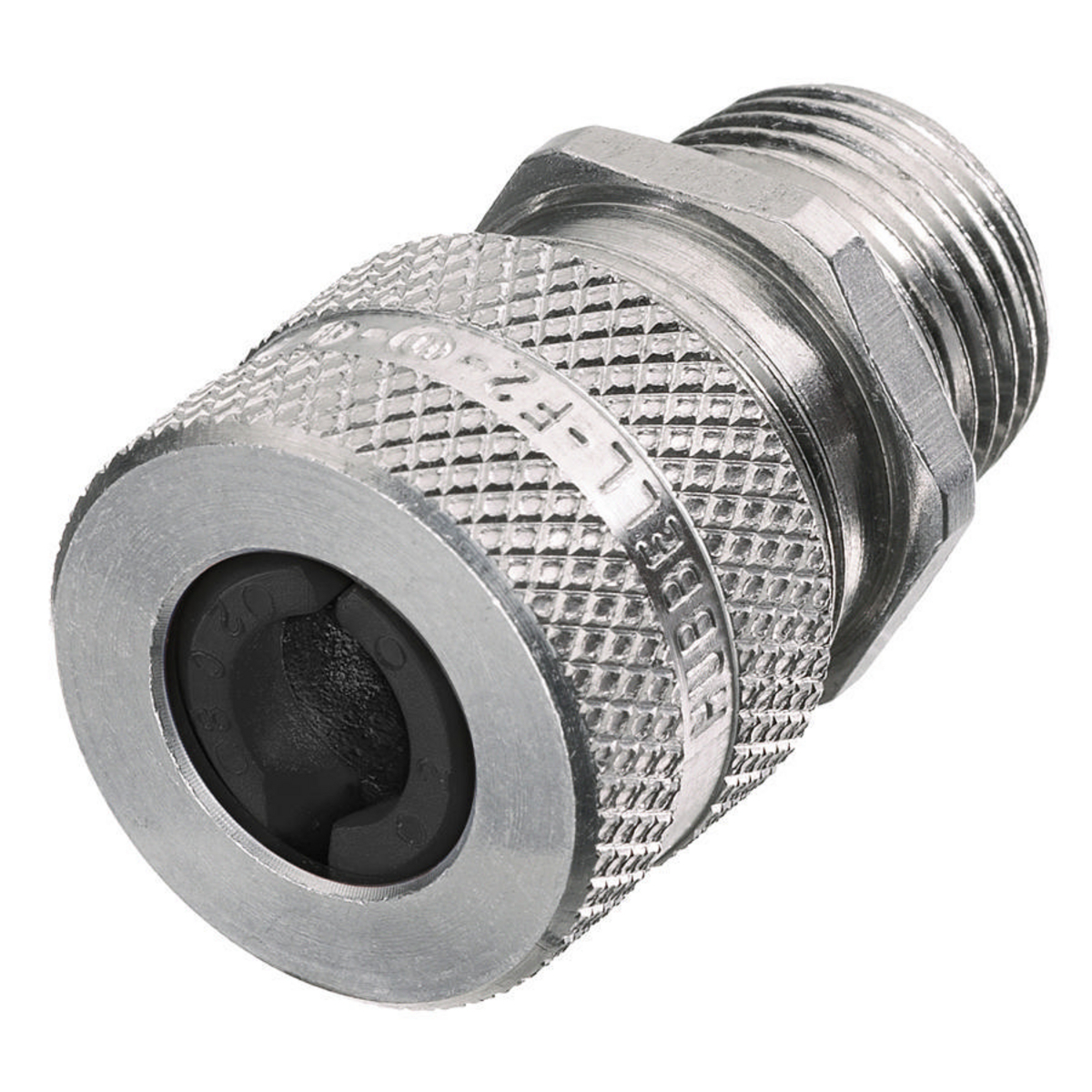 Kellems Wire Management, Cord Connectors, Straight Male, .25-.31", 3/8", Aluminum
