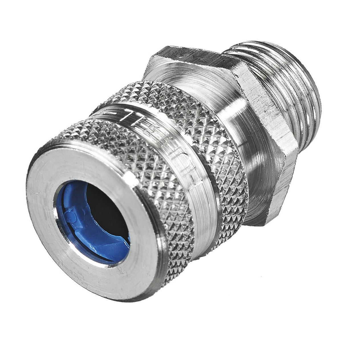 Kellems Wire Management, Cord Connectors, Straight Male, .38-.44", 3/8", Aluminum