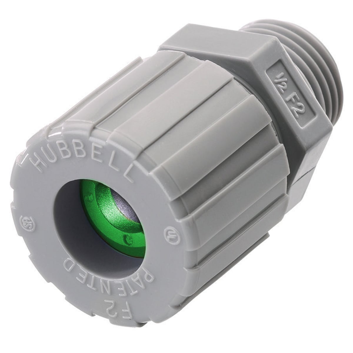Kellems Wire Management, Cord Connectors, Straight Male, .06-.13", 1/2", Nylon