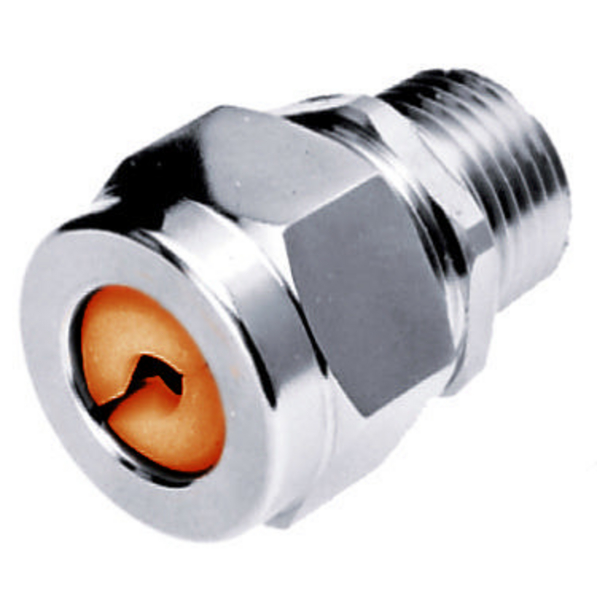 Kellems Straight Male Cord Connector, .13-.19", ", Steel