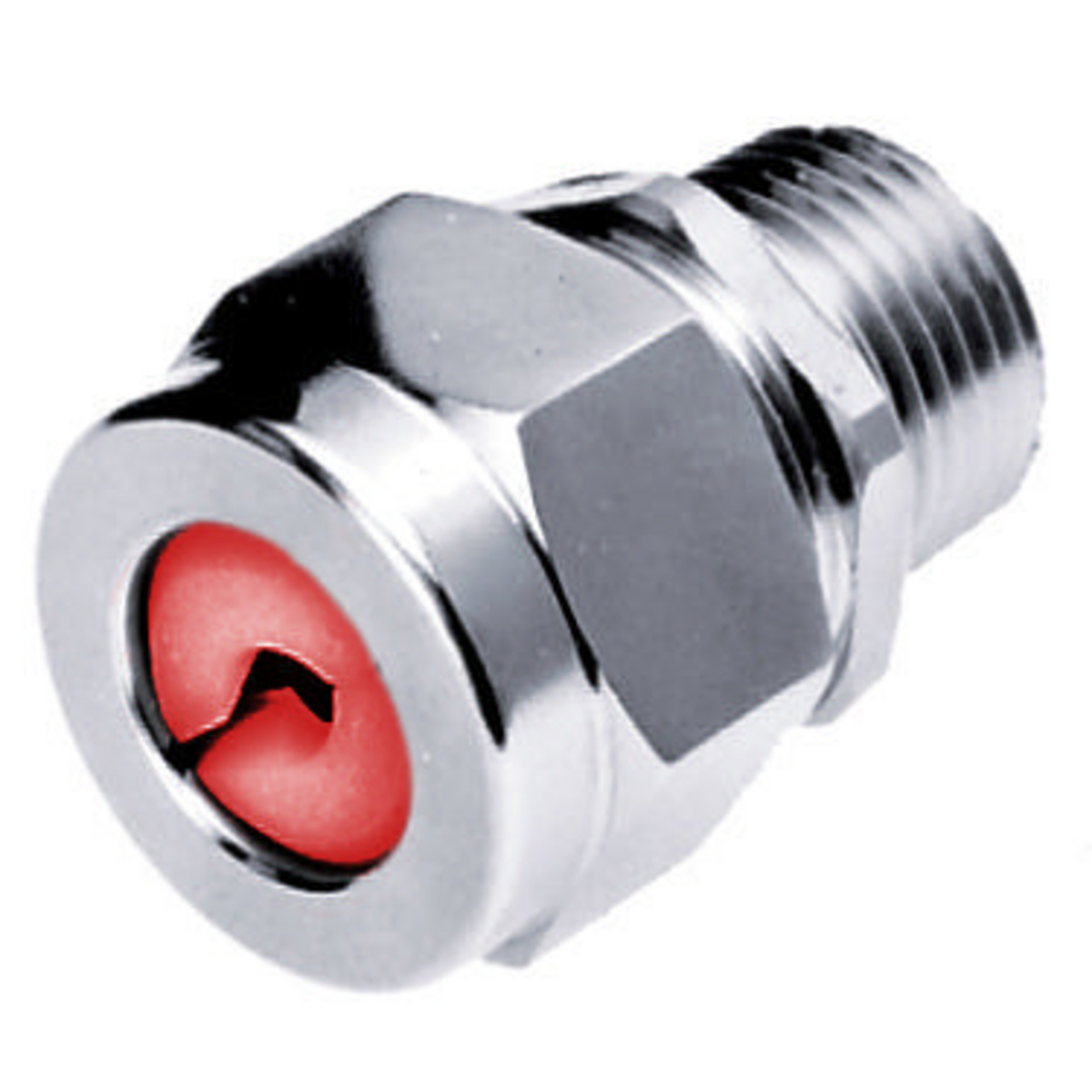 Kellems Straight Male Cord Connector, .19-.25", ", Steel